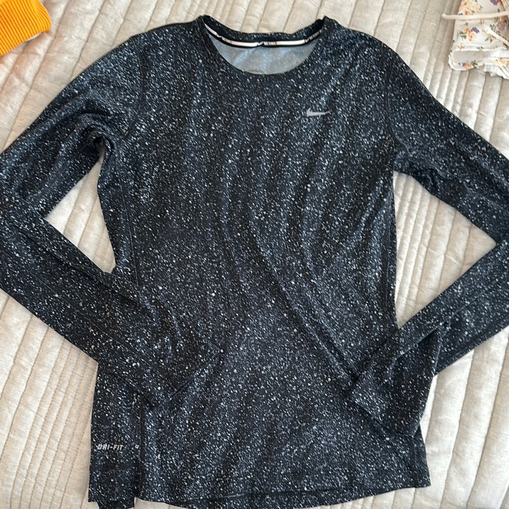 Nike Women's Black Long Sleeve Top